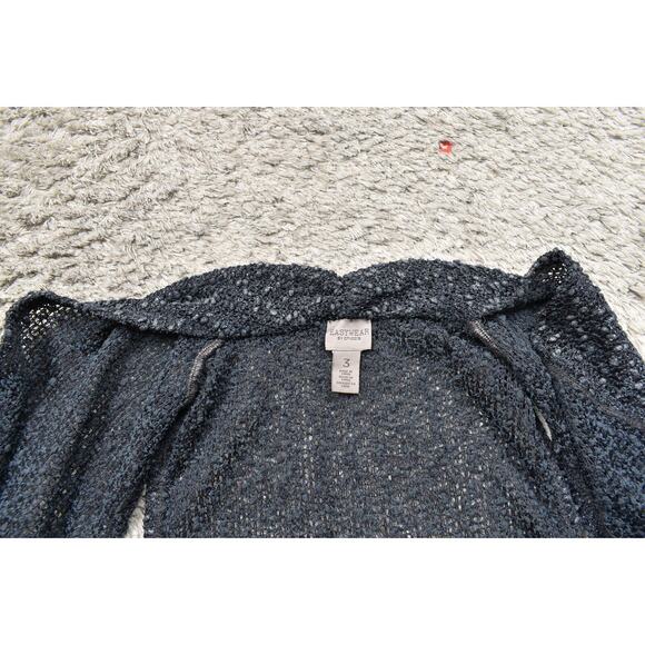 Chico's Easywear Size 3 Green Cardigan - Polyester, Knit Open Front - Picture 6 of 6